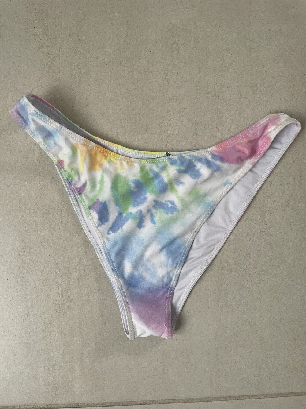 Kenny Flowers Swim Sporty Bikini Bottom Malibu Tie Dye Swimwear